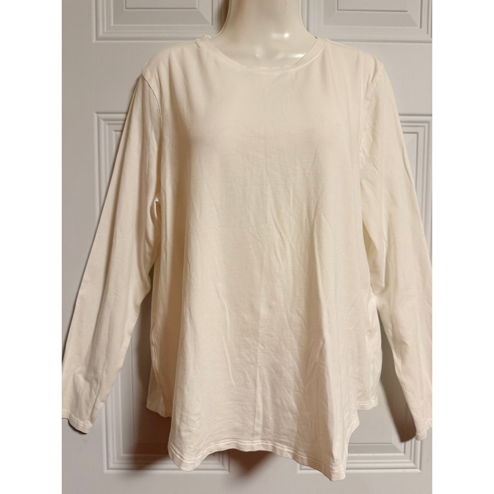 Lululemon White Long Sleeve Shirt Athleisure Layering